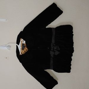 Wendy bellissimo Baby Girls Size 18 Months Velvet Jacket